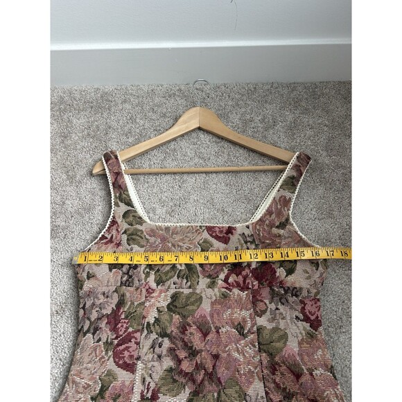 Alter’d State Floral Tapestry Mini Dress Cottage Core Size M - Picture 7 of 8